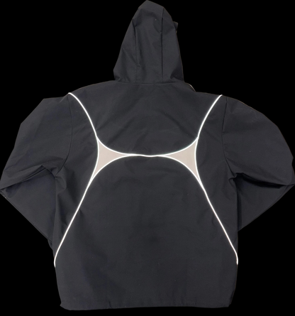 BLACK WINDBREAKER JACKET